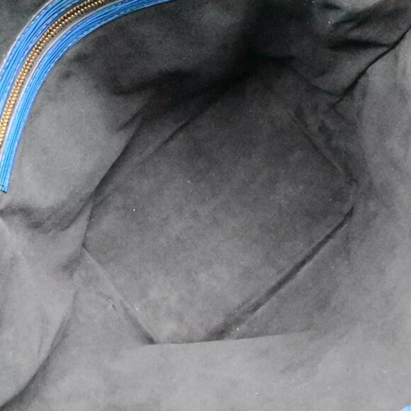 LOUIS VUITTON Noe GM Drawstring Shoulder Bag Epi Leather Blue - Picture 14 of 14